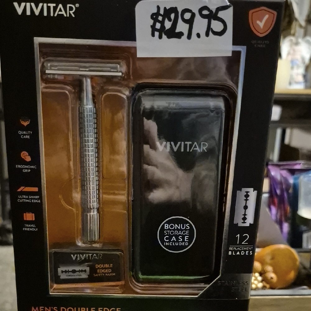 Vivitar Men's Double Edge Razor Set